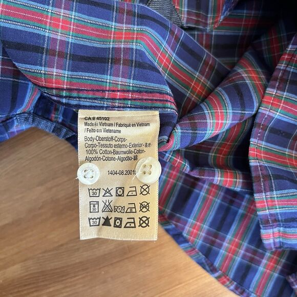 Scotch & Soda Men’s Button Up Shirt Size L Plaid Long Sleeve Preppy Classic - Picture 11 of 14